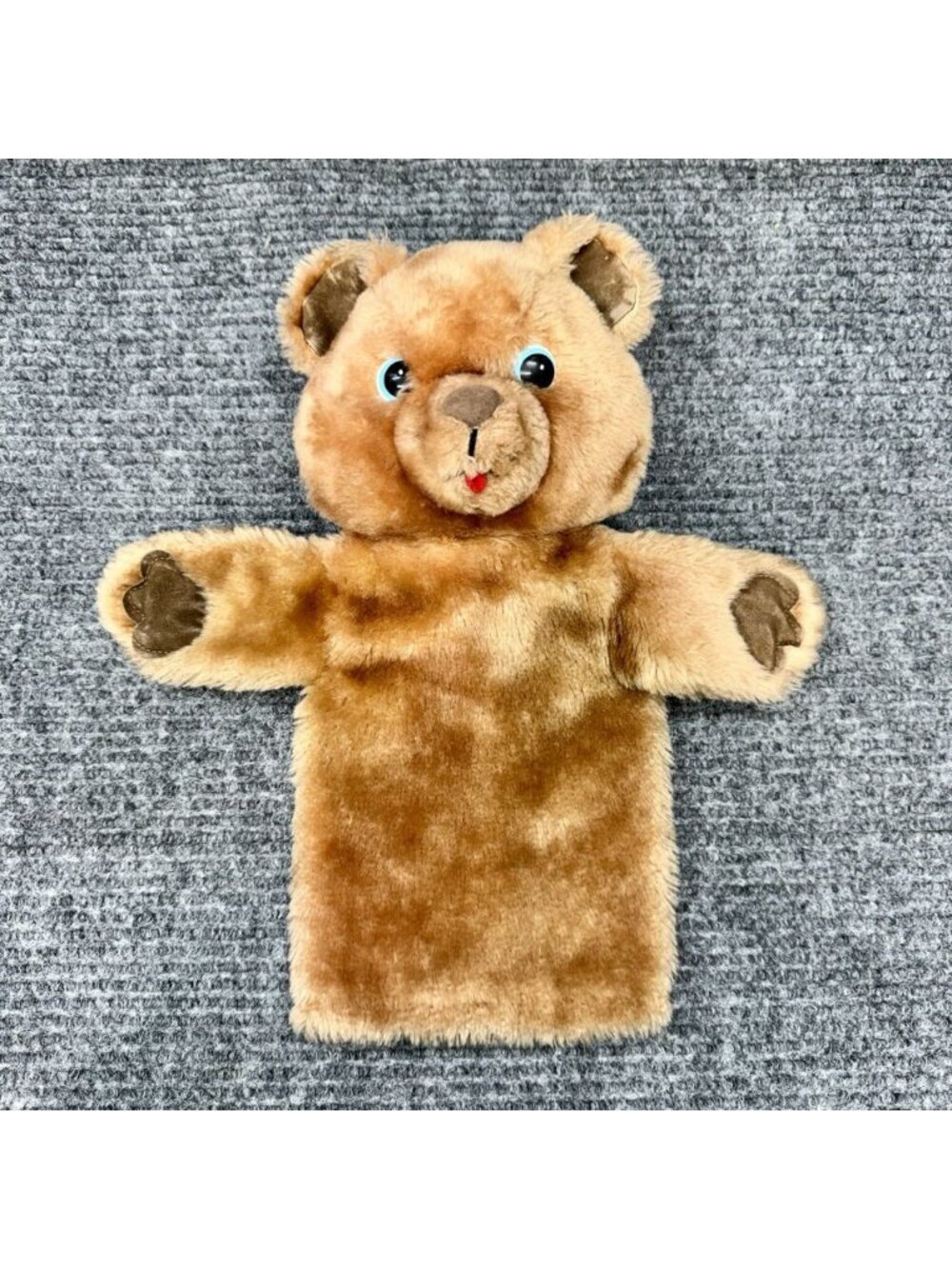 Dakin Brown Bear Golf Club Head Cover Vintage 1983 Hand Puppet 80s Teddy Plush